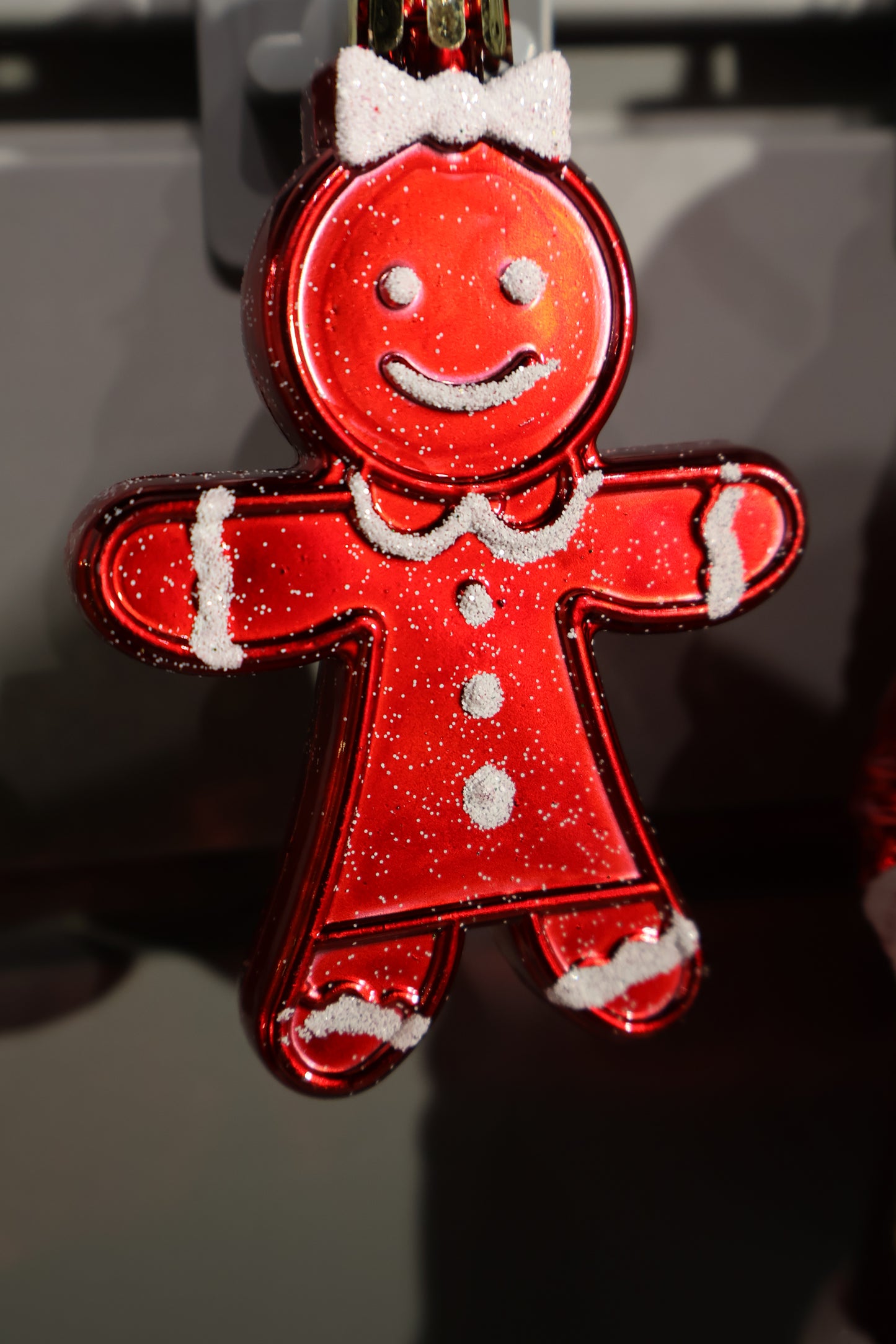 AG-73 | Christmas Hanging Ornament Set – Santa 5" × 2.5", Set of 4