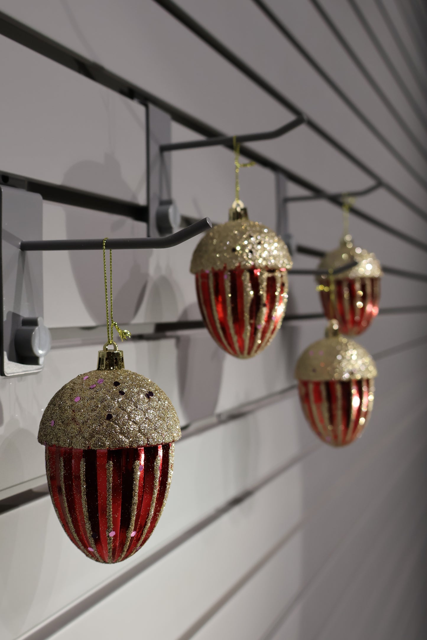 AG-71 | Christmas Bauble Ornament Set – 4" × 2.5", Set of 4