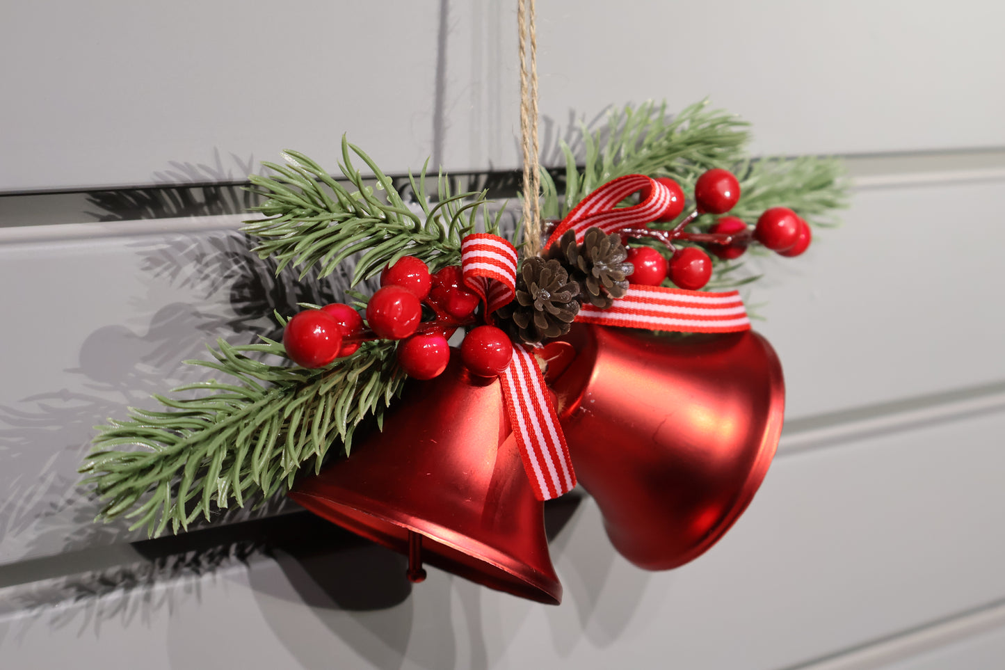 AG-36 | Christmas Ornament – (Red, Gold) - 8.7" × 5.1" × 2.6" (22×13×6.5 cm)