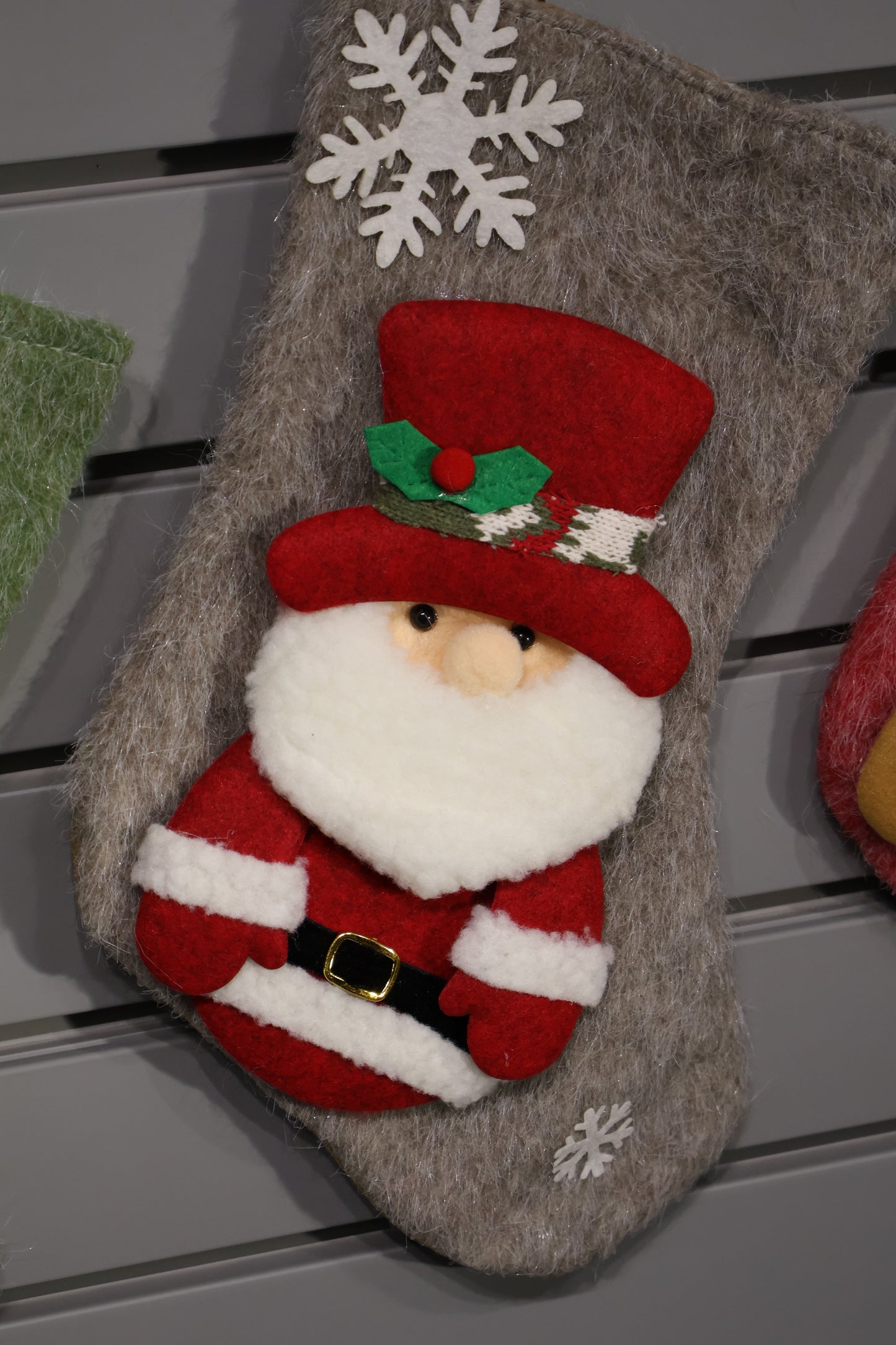 AG-18 | Christmas Stockings – Set of 3 Designs (Snowman, Santa, Reindeer), 13.6" × 9.1" (34.5×23 cm), 12 Pieces per OPP Bag