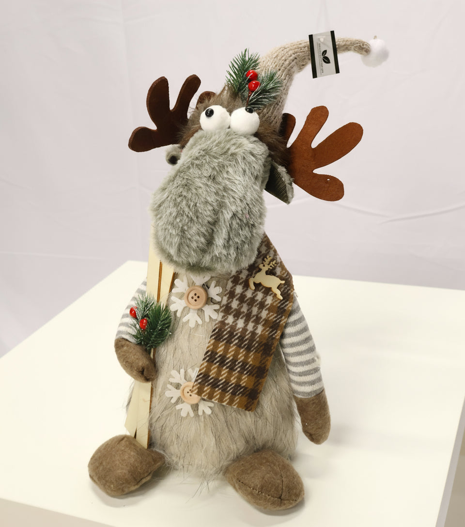 AG-05 | Christmas Ornament – Reindeer Design, 21.7" × 8.7" × 5.1" (55×22×13 cm)