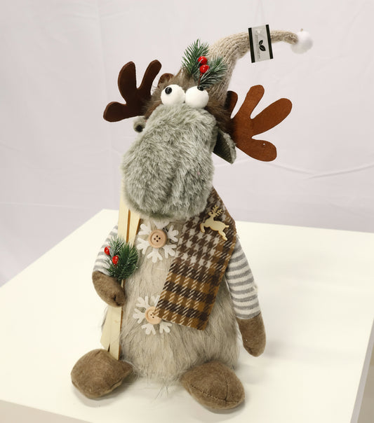 AG-05 | Christmas Ornament – Reindeer Design, 21.7" × 8.7" × 5.1" (55×22×13 cm)