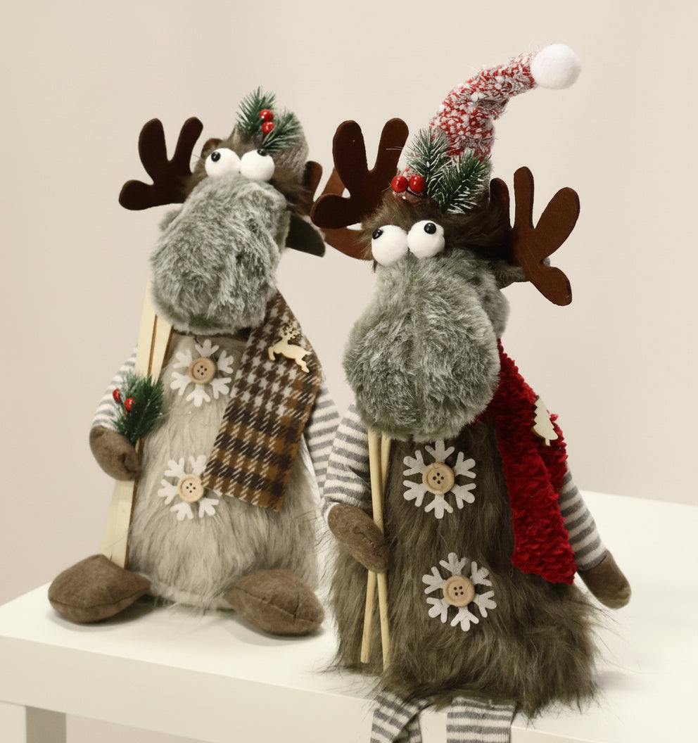 AG-05 | Christmas Ornament – Reindeer Design, 21.7" × 8.7" × 5.1" (55×22×13 cm)