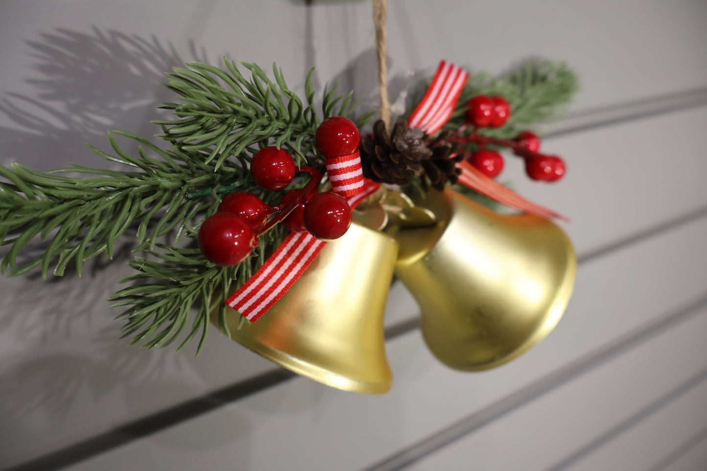 AG-36 | Christmas Ornament – (Red, Gold) - 8.7" × 5.1" × 2.6" (22×13×6.5 cm)