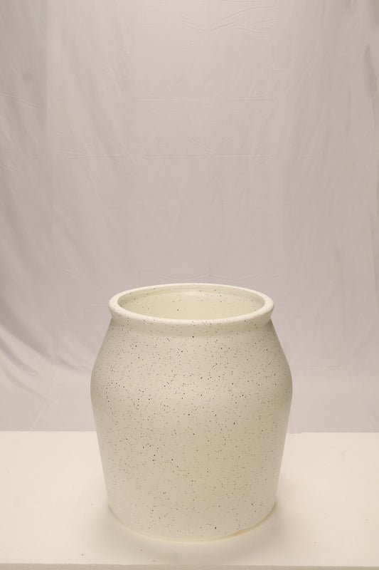 SPECKLED TULIP PLANTER — 15.7" × 16.5" (40 × 42 cm)