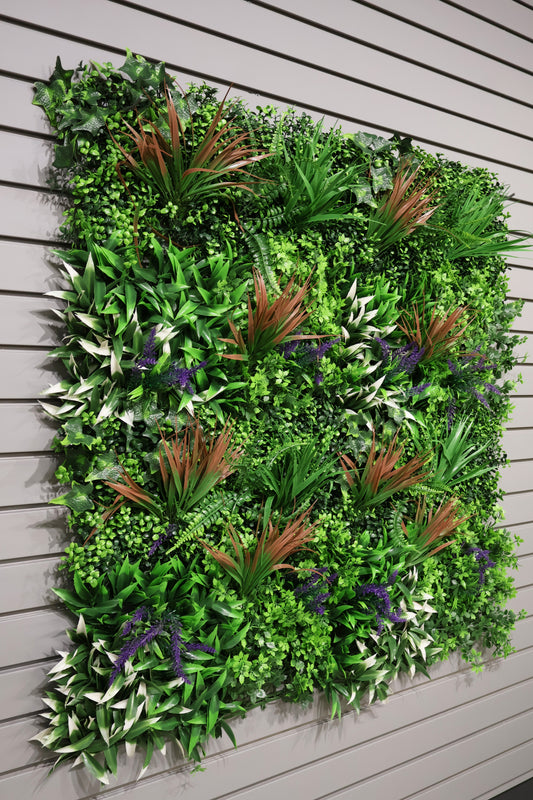 GREEN WALL — SUMMER BLOOM — 40" × 40" (102 × 102 cm)